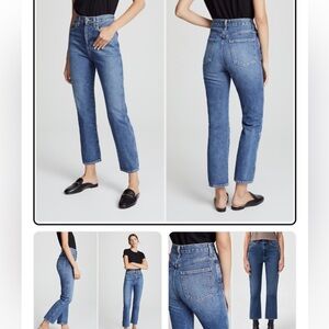 Agolde pinch waist jeans high rise kick